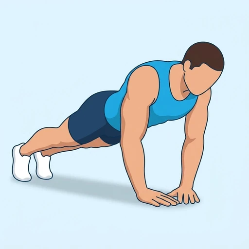 Diamond push-up — Exercise illustration