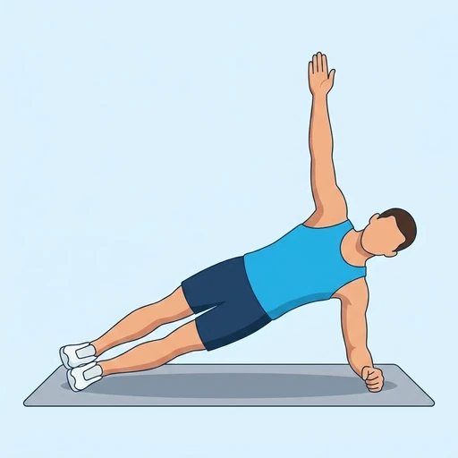 Side plank — Exercise illustration