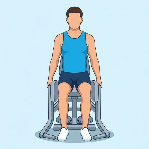 Machine hip abduction — Exercise illustration